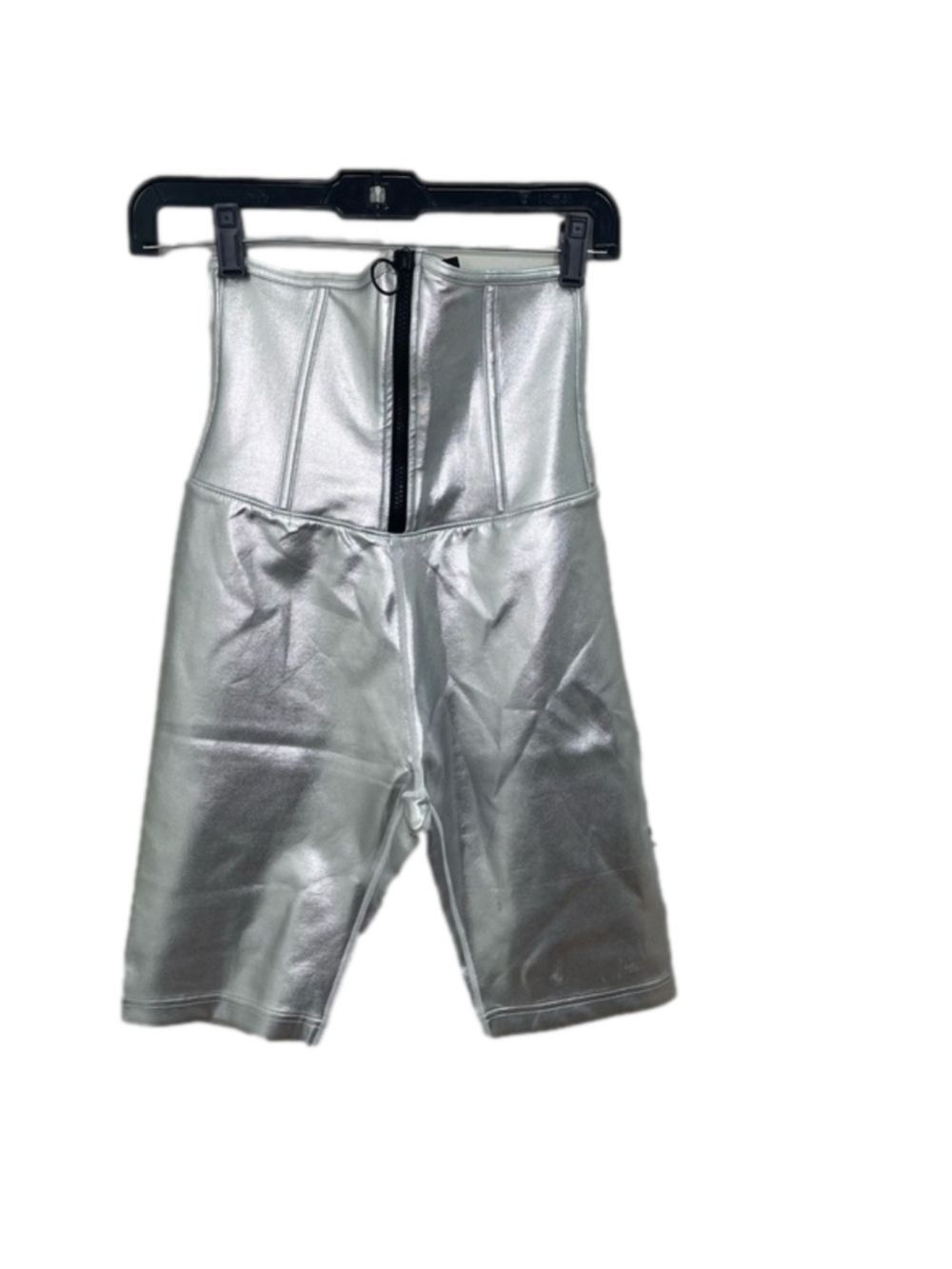 NWT  Silver Waist Trainer Biker Shorts - Small